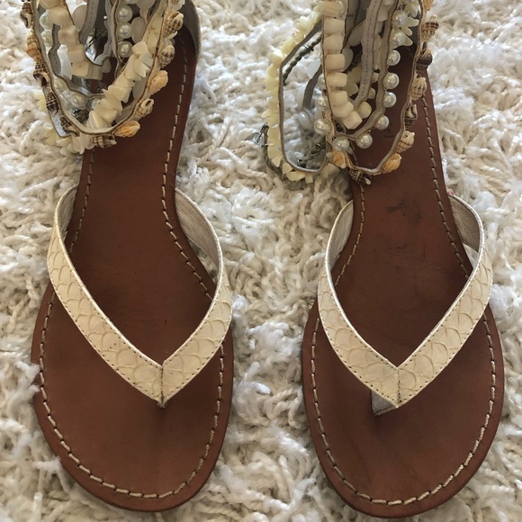ZIGI girl Shoes Fun Beaded Ankle Strap Sandals Poshmark